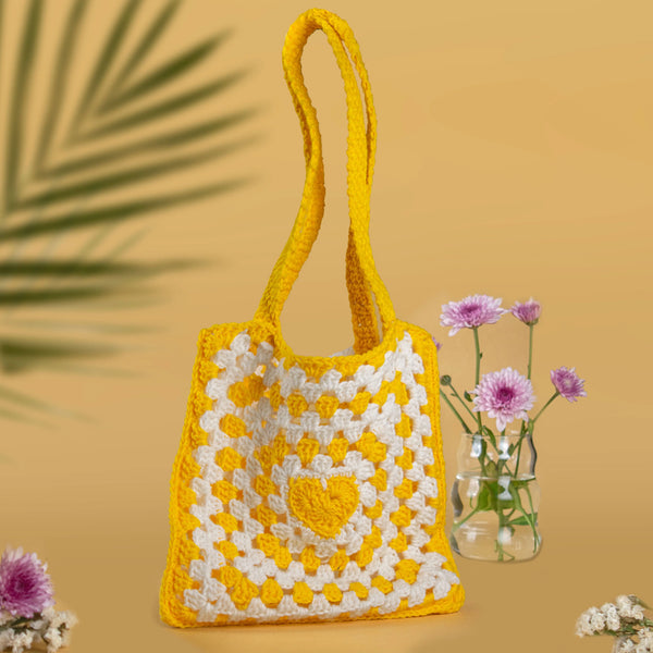 Marigold Crochet Handbag – Handmade Boho Charm TERRY ROGER