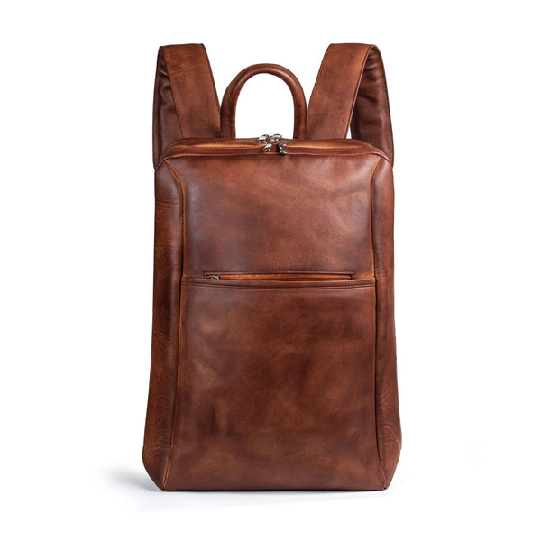 Trekker Leather Backpack – Rugged Elegance for Everyday Adventures TERRY ROGER