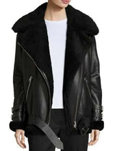 Women’s Shearling Leather Jacket | Warm Winter Outerwear
