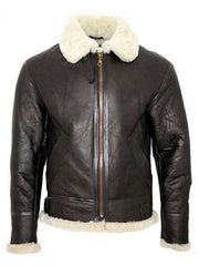 B3 Sheepskin Shearling Jacket | Men’s Winter Aviator Outerwear