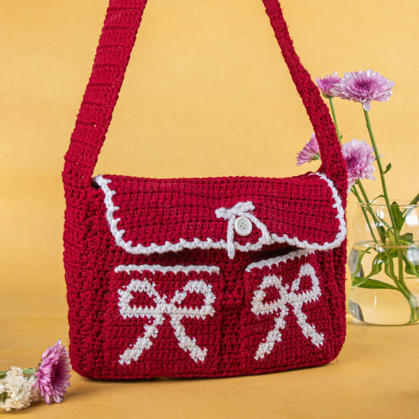 Bella Crochet Handbag – Handcrafted Charm with a Feminine Touch TERRY ROGER