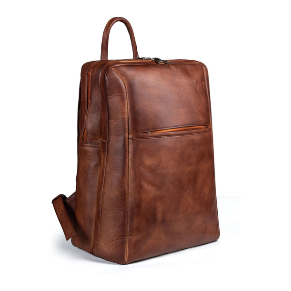 Trekker Leather Backpack – Rugged Elegance for Everyday Adventures TERRY ROGER