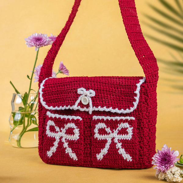 Bella Crochet Handbag – Handcrafted Charm with a Feminine Touch TERRY ROGER