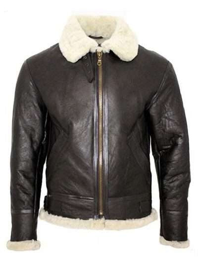 B3 Sheepskin Shearling Jacket | Men’s Winter Aviator Outerwear