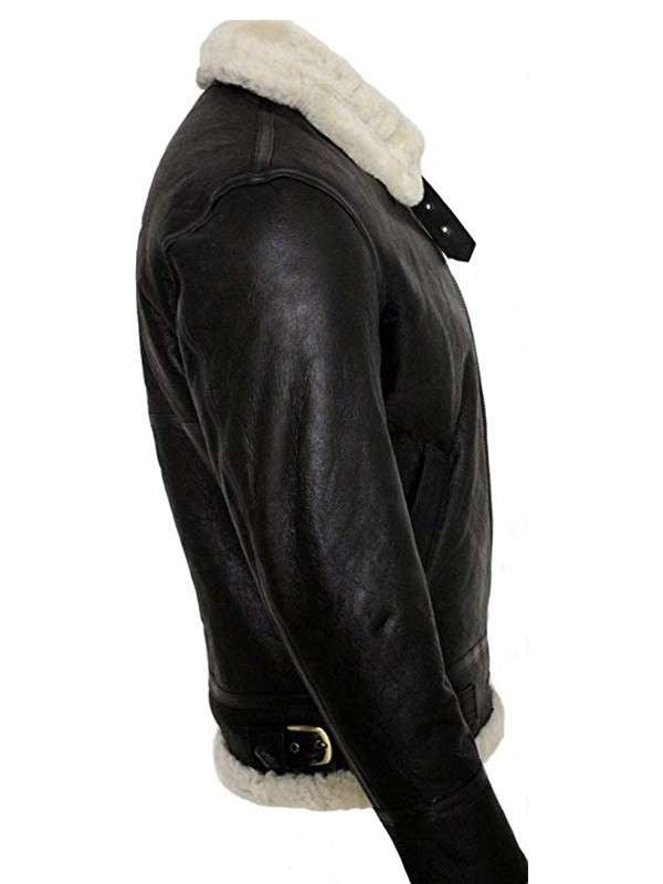 B3 Sheepskin Shearling Jacket | Men’s Winter Aviator Outerwear